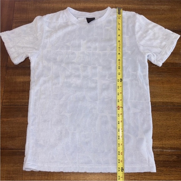 Nike Jordan Boys' Fuel Up Cool Down Terry cloth T-Shirt Blue Large - Picture 4 of 8